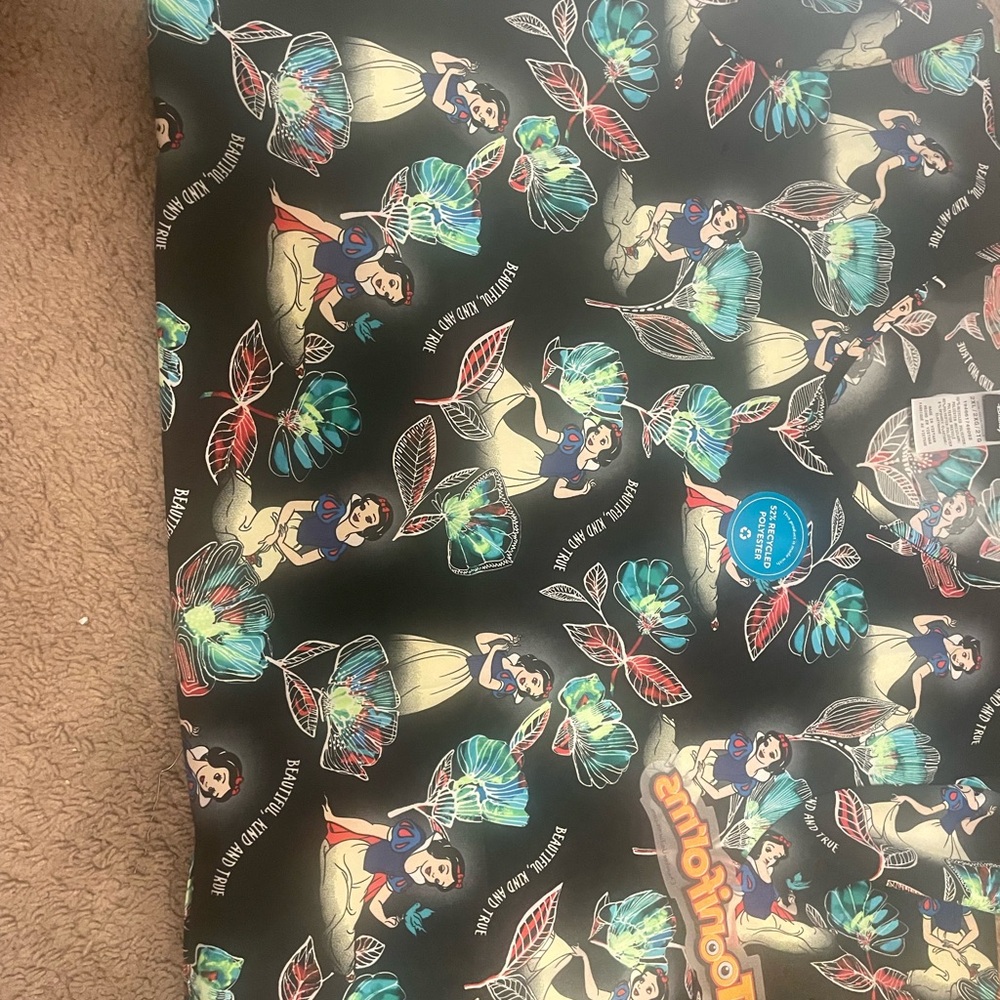 Tooniforms Snow White scrub top